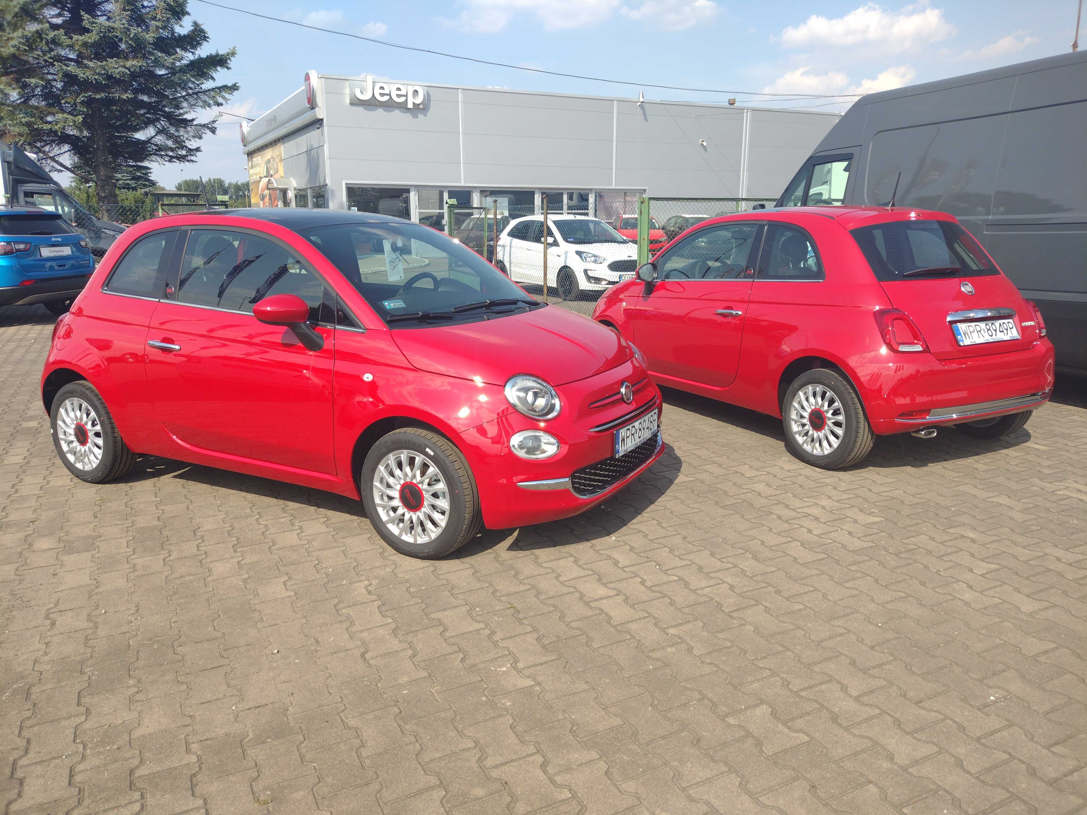 Wynajem samochodu osobowego FIAT 500 1.0 Hybrid 70KM ŚLĄSK