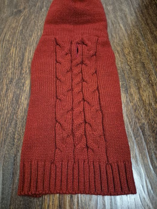 Sweterek czerwony dla małego pieska