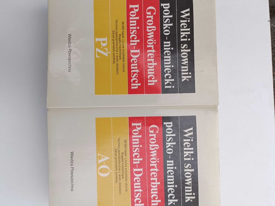 Słownik niemiecko-polski i polsko-niemiecki; cena za 2 szt.