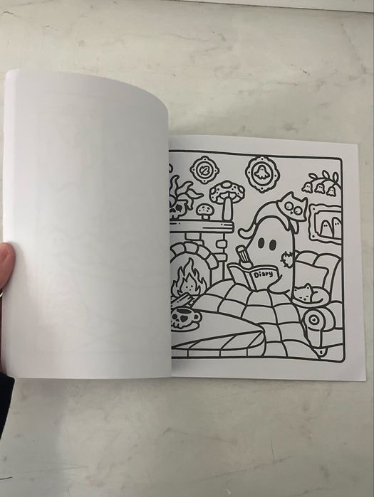Розмальовка антистрес для маркерів для дітей і дорослих SPOOKY CUTIE