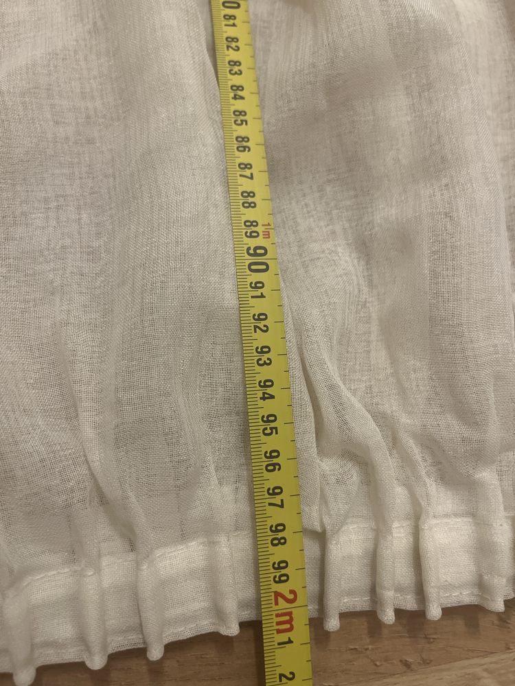Firany ecrie dl. 200 cm, szer. 240 cm kazda, 3szt