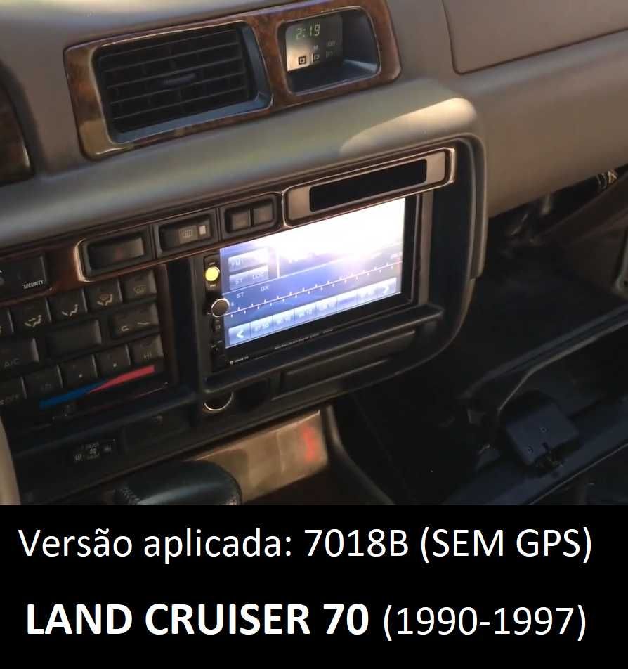 (NOVO) Rádio 2DIN • TOYOTA Land Cruiser • Android GPS • 70/80/90/100