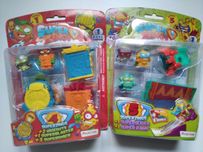 Super Zings 2 zestawy figurki i dodatki seria 1 i 3, nowe! na prezent
