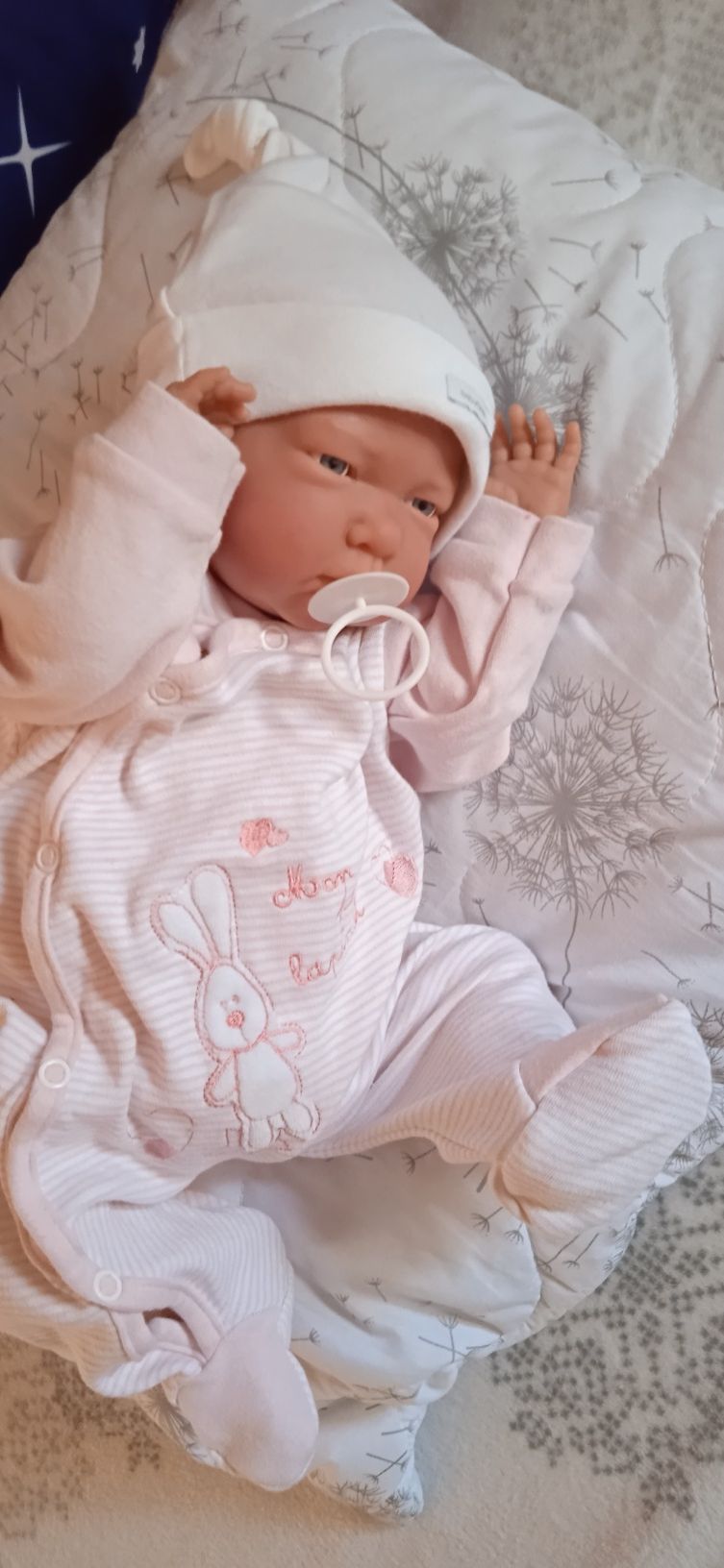 Okazja! Typ Reborn bobas noworodek śliczny . Interaktywna . Sygnowana.