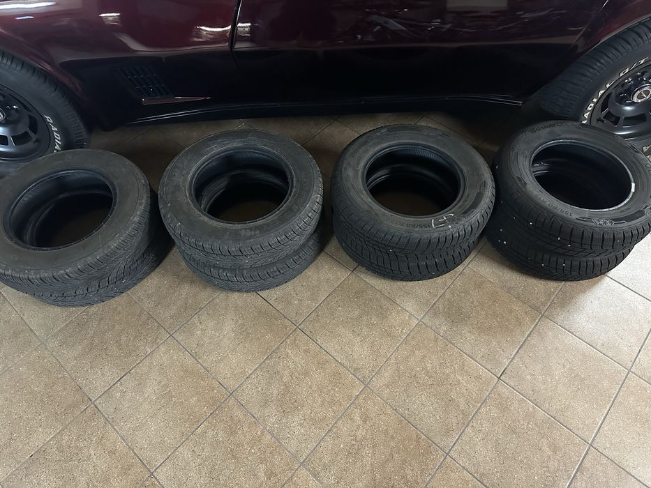 Opony letnie Kormoran 155/80 R13 + zimowe Baron Polaris 155/80 R13