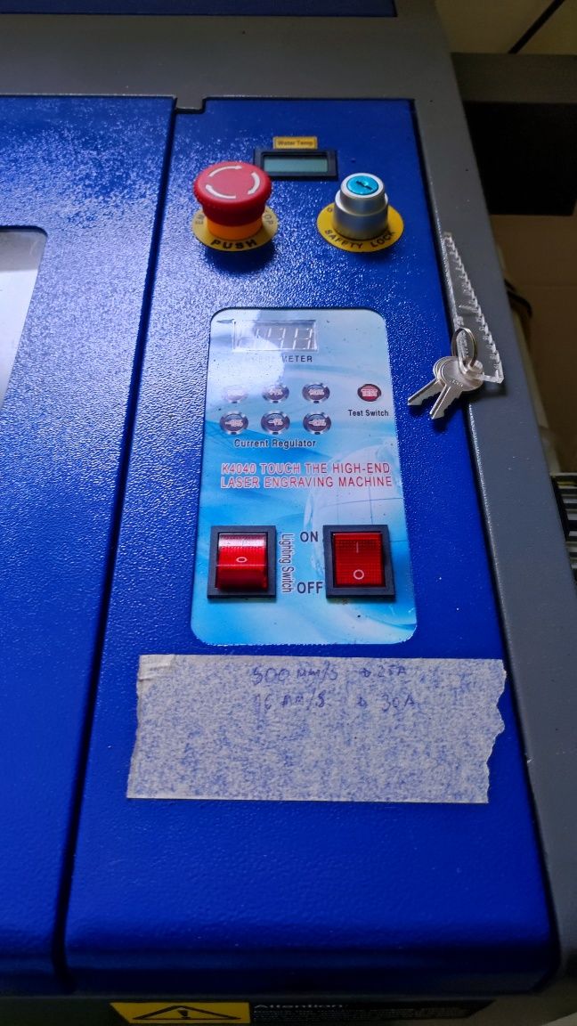 Máquina gravação Laser CO2 k40