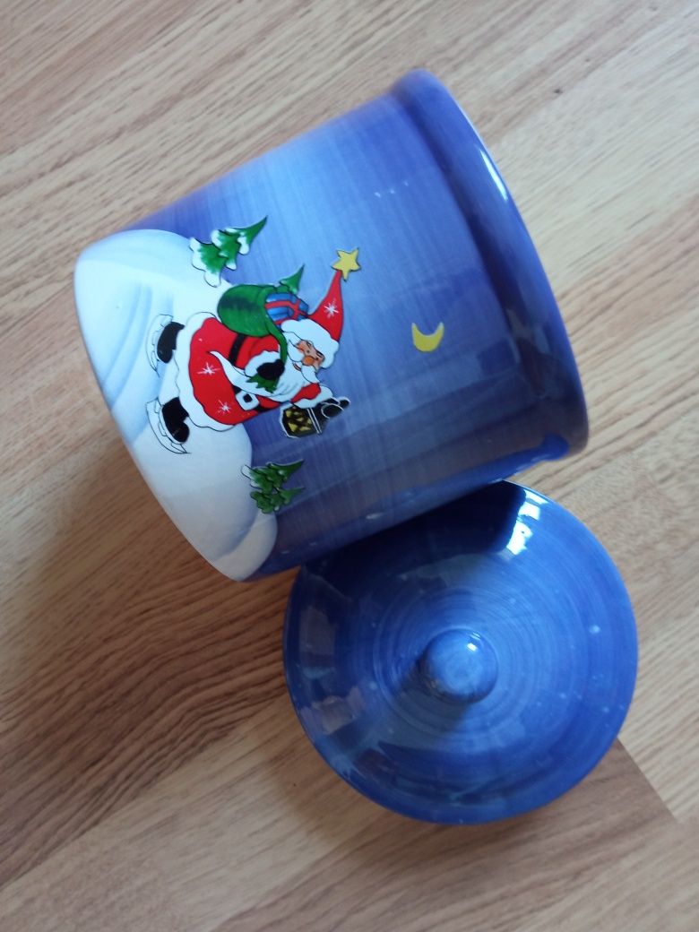 Ceramiczny pojemnik na ciastka słodycze lub inne