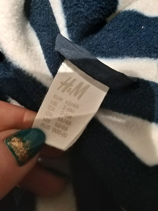 Kombinezon spiworek granatowy ciepły HM 62 68