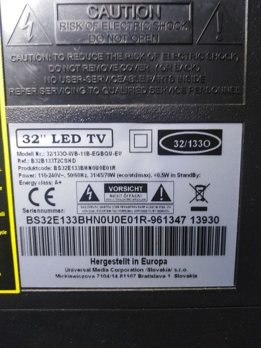 Телевізор Blaupunkt 32  діагональ, смарт ТВ.