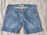 Krótkie spodenki damskie jeansowe szorty