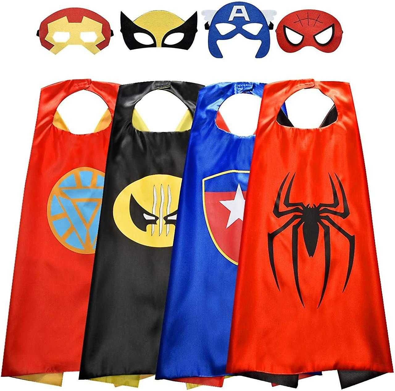 Superhero Capes For Kids peleryny i maski 6 sztuk
