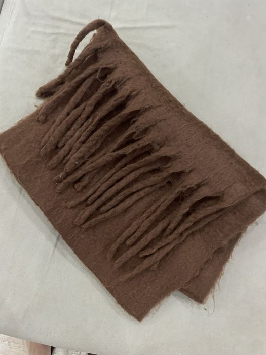 Шарф новый коричневый