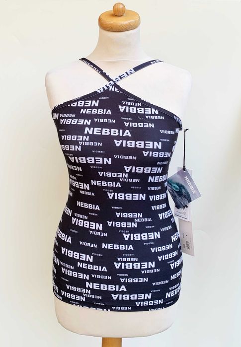 Bluzka Czarna S 36 Nowa Napisy Nebbia