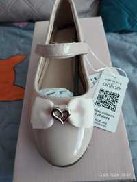 NOWE buty baleriny pantofelki różowe 33