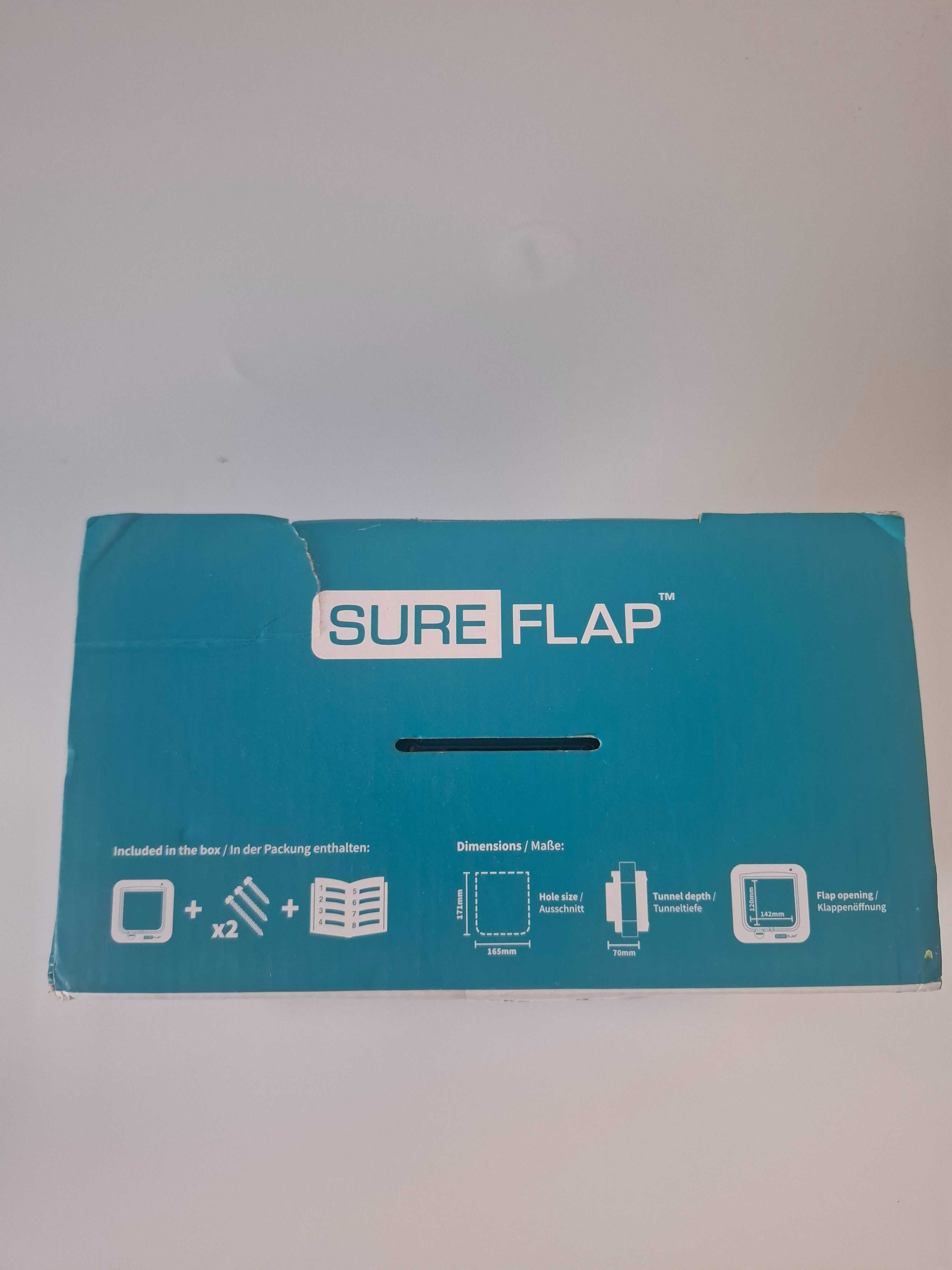 SureFlap - wejście dla kota skanuje identyfikator zwierzęcia