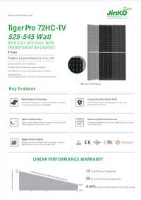 Сонячна панель JINKO SOLAR JKM540M-72HL4-TV