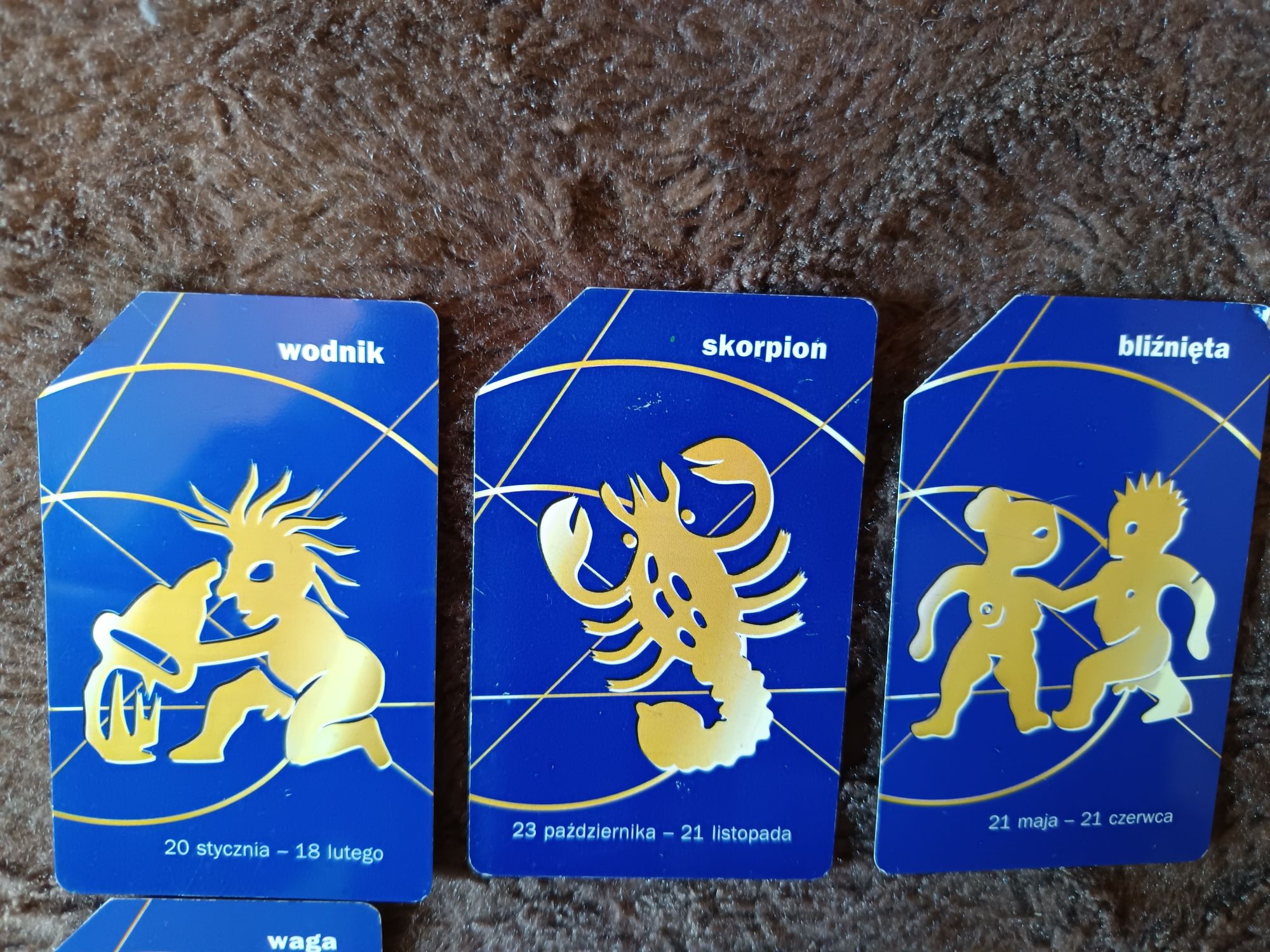 Polskie karty telefoniczne - znaki zodiaku