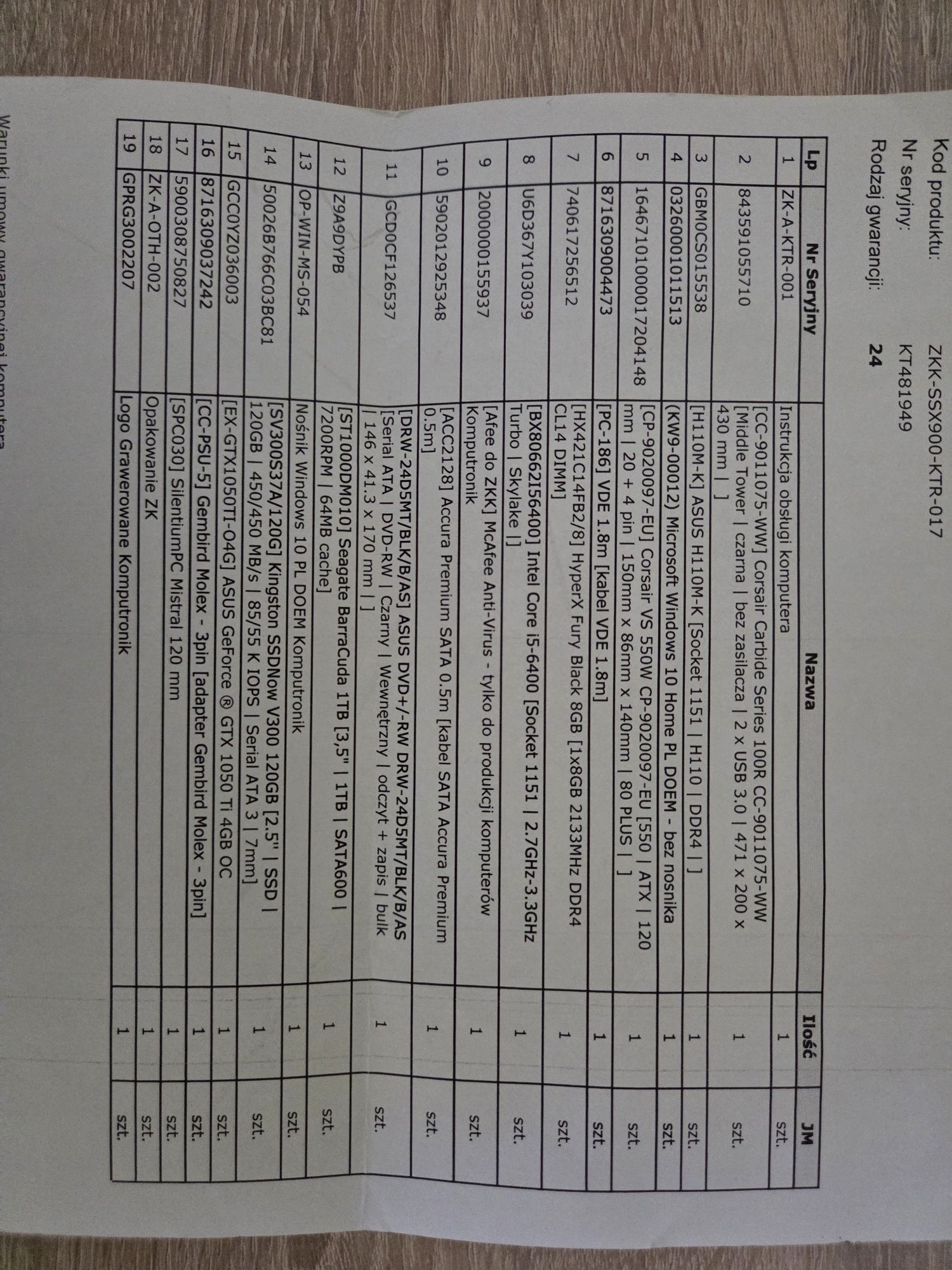 Komputer stacjonarny komputronik
