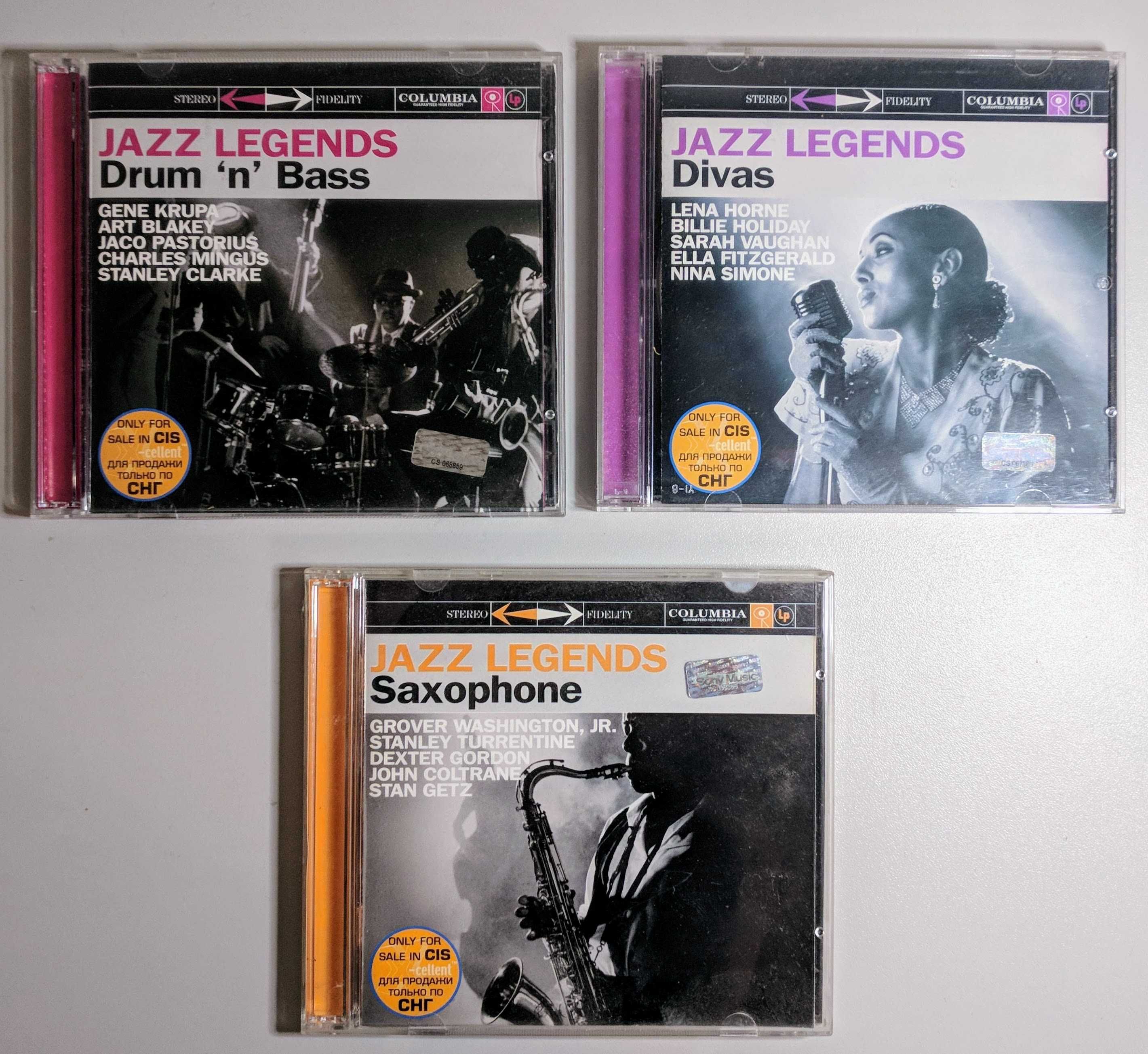 Колекція Jazz Legends 12 CD. Легенди джазу 12 компакт-дисків