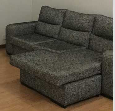 Sofá Chaise Longue, 3 lugares, 230x150x75 cm