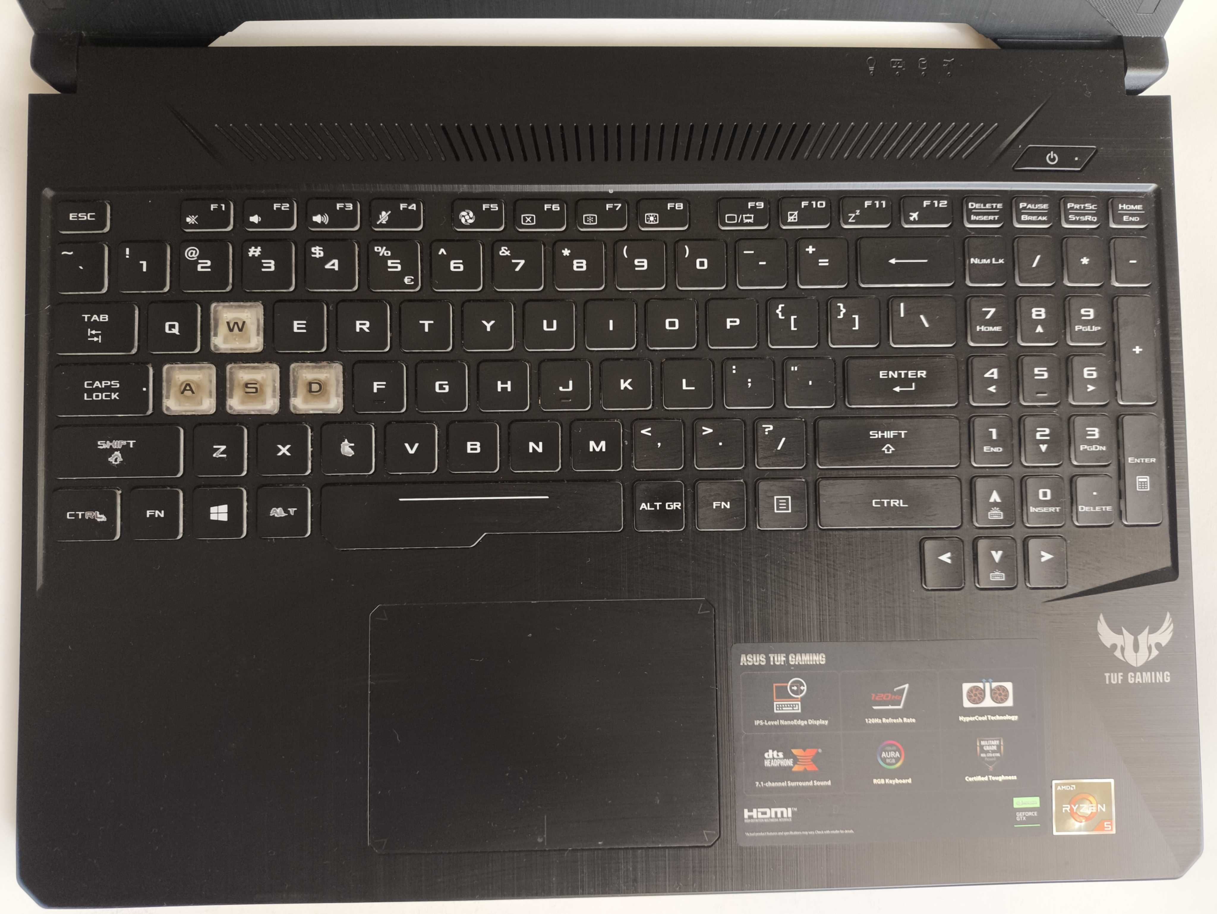 ASUS TUF Gaming F15 FX505DT-AL086, Ryzen 5, GTX 1650, 8 GB DDR4