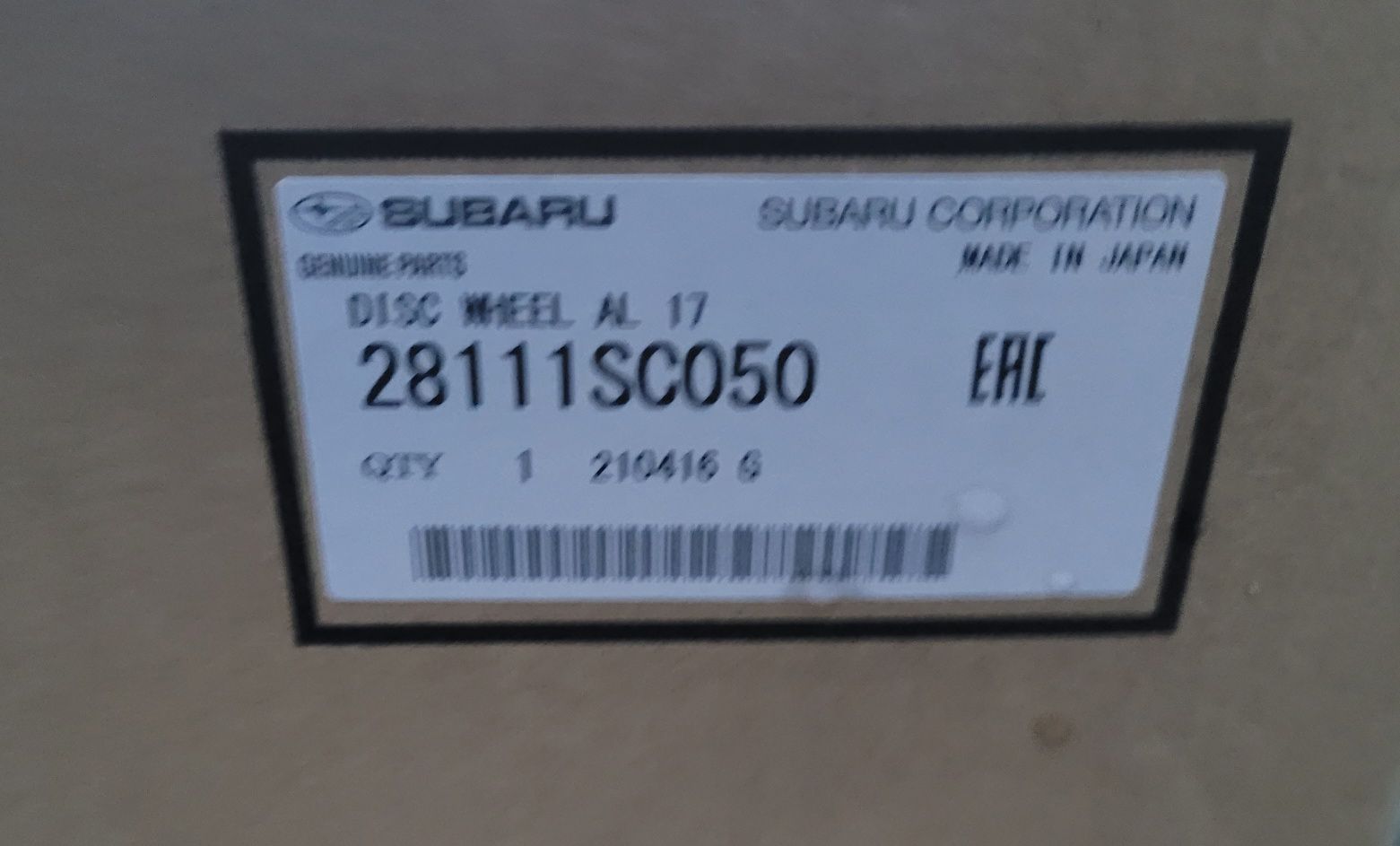 Felga Subaru Forester Nowa OEM