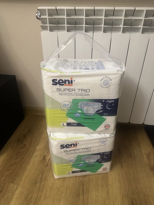 Pieluchomajtki Seni Super Trio rozm.L 20szt