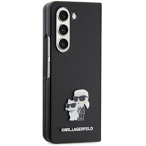 Etui Karl Lagerfeld Saffiano Karl&Choupette Pin na Samsung Galaxy Z Fo