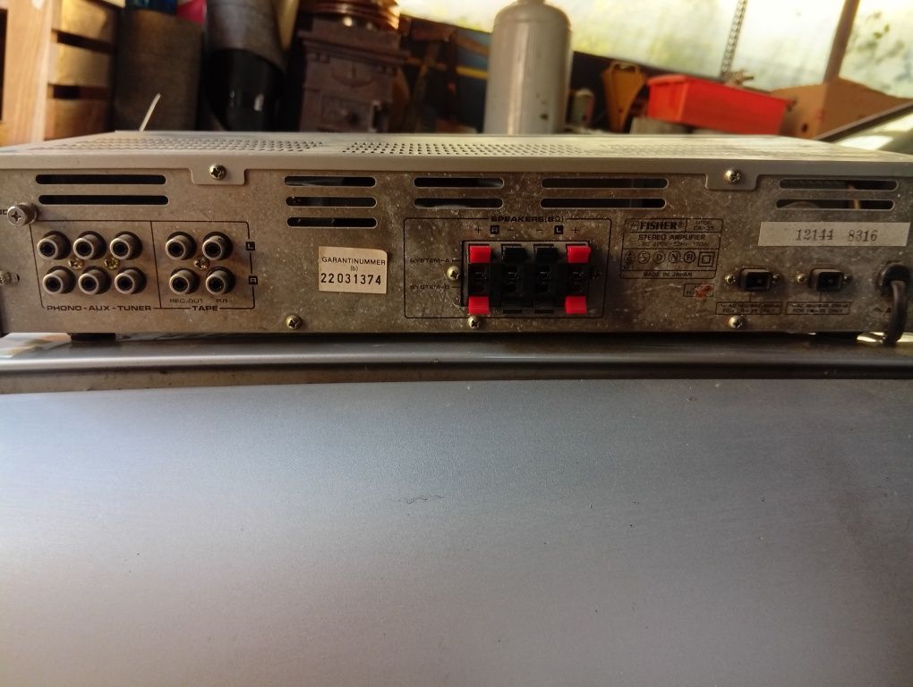 Fisher CA-35, amplituner,Integrated stereo amplifier