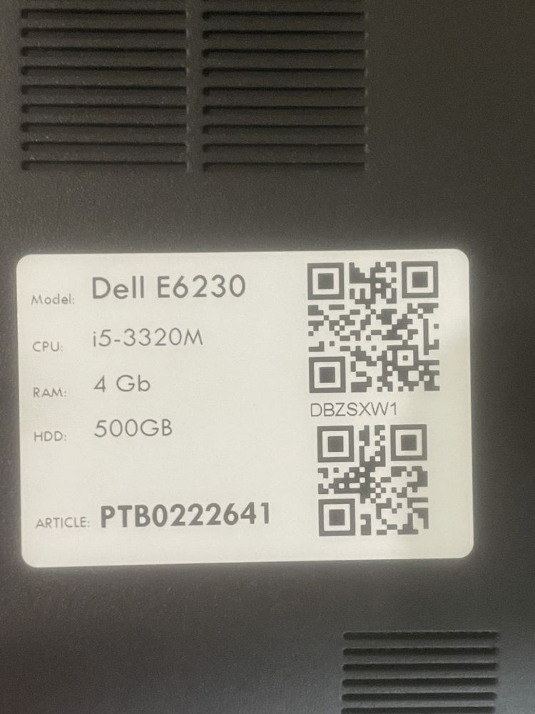 Dell E 6230 міні ноутбук Samsung hp