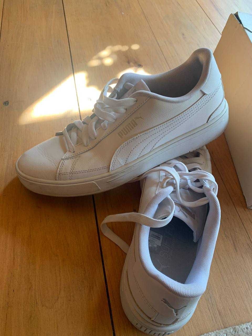 Кеды белые Puma мужские