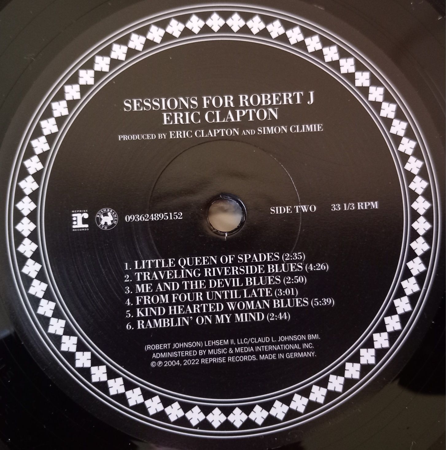 Eric Clapton Sessions For Robert J LP Winyl Album Ger 2022 MN