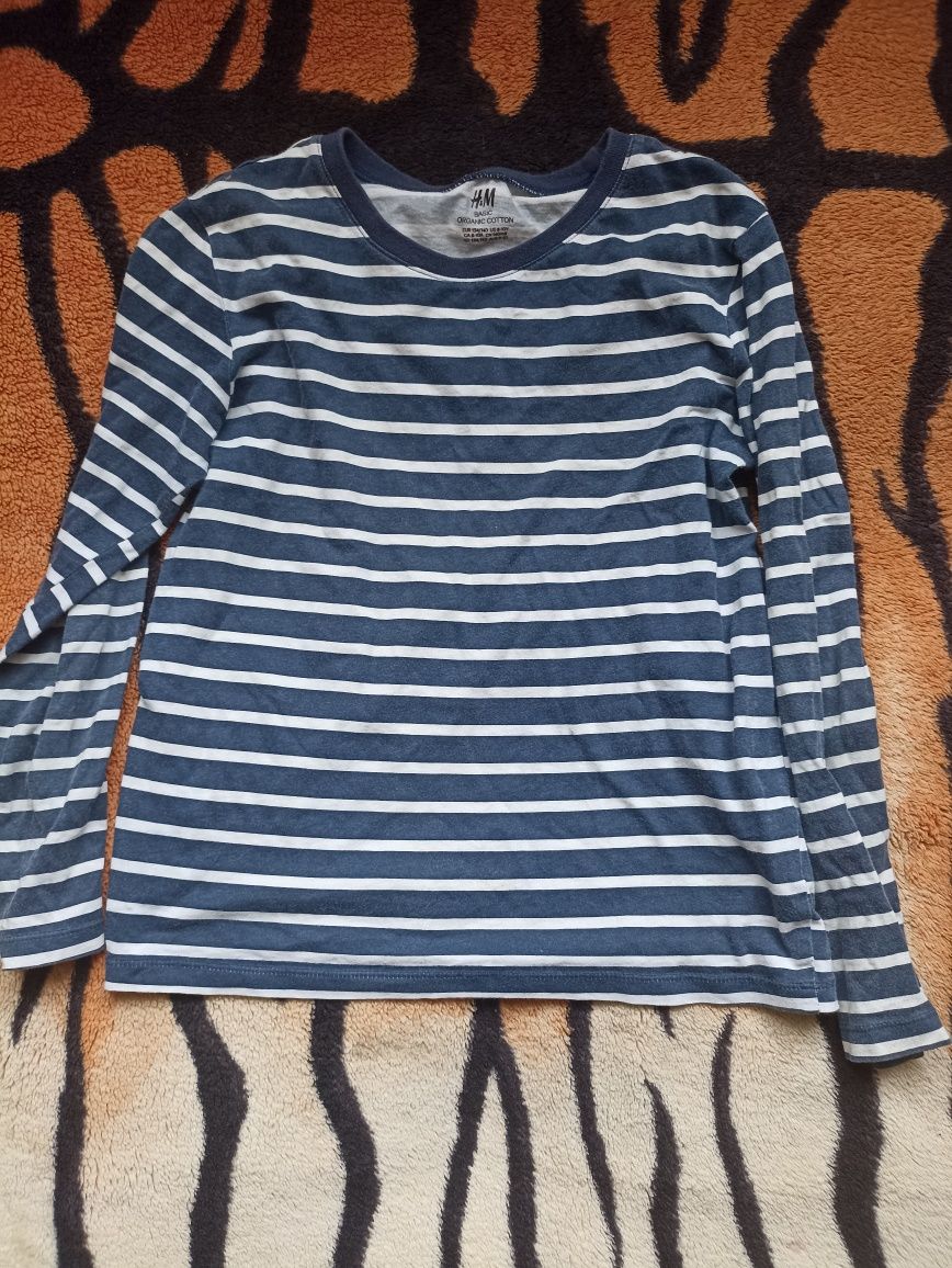 Koszulka długi rękaw H&M rozmiar 134