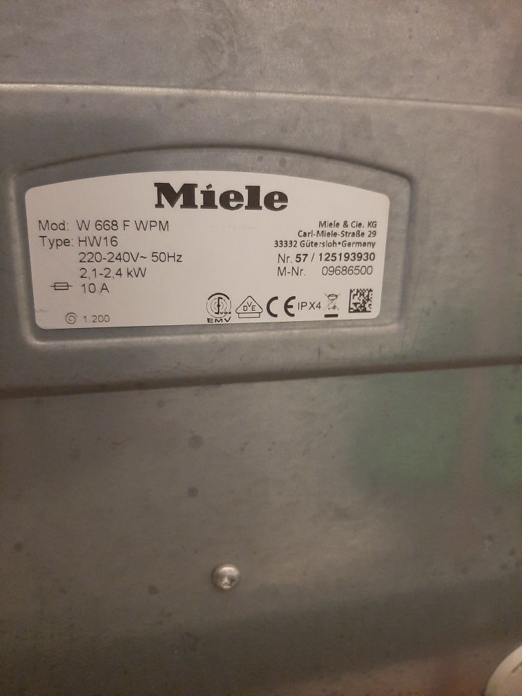 Sprzedam pralkę Miele