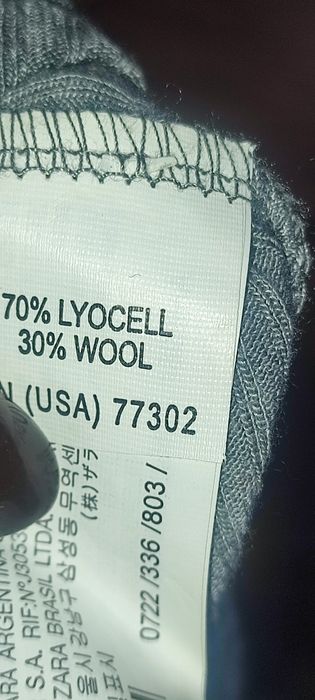 Fajny szary golf Zara Man rozn M