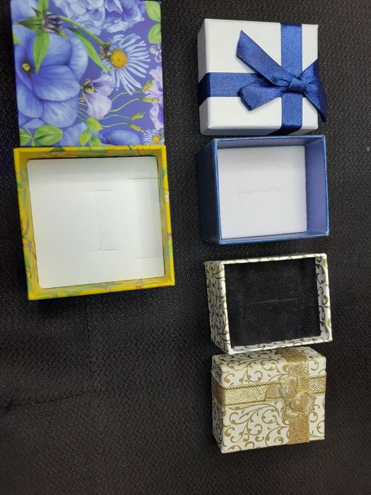 Подарочная коробочка для украшений, коробочка для кольца, сережек