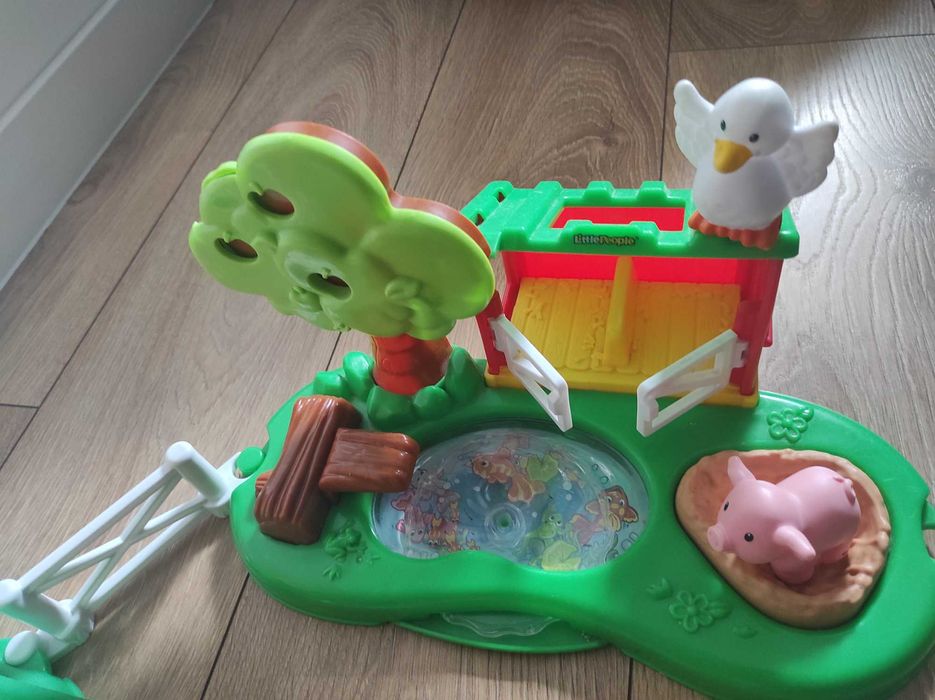 Fisher-Price Little People Wesoła Farma + Zagroda Dla Świnek