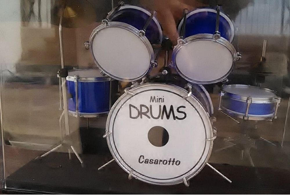 Bateria 7 Peças (Caixa em Acrílico) Novo