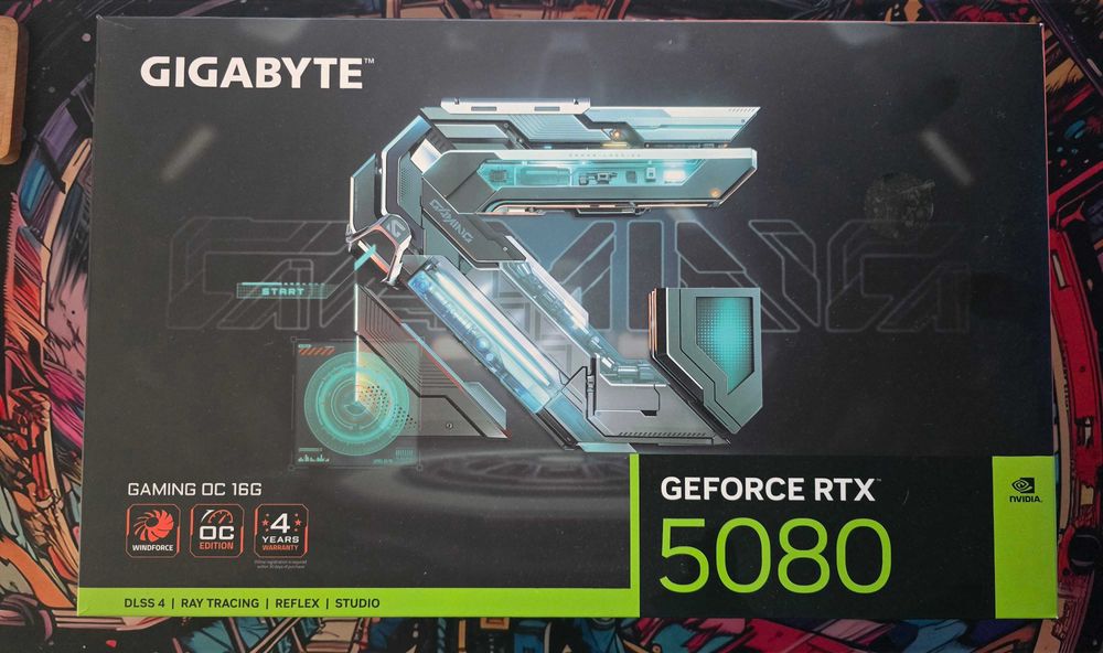 Gigabyte RTX 5080 Gaming OC 16G GDDR7 DLSS4