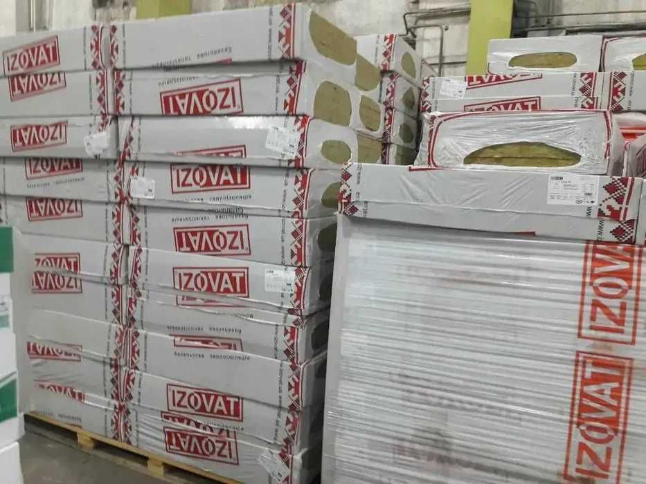Мінеральна вата ФАСАДНА IZOVAT від 222 грн/м2