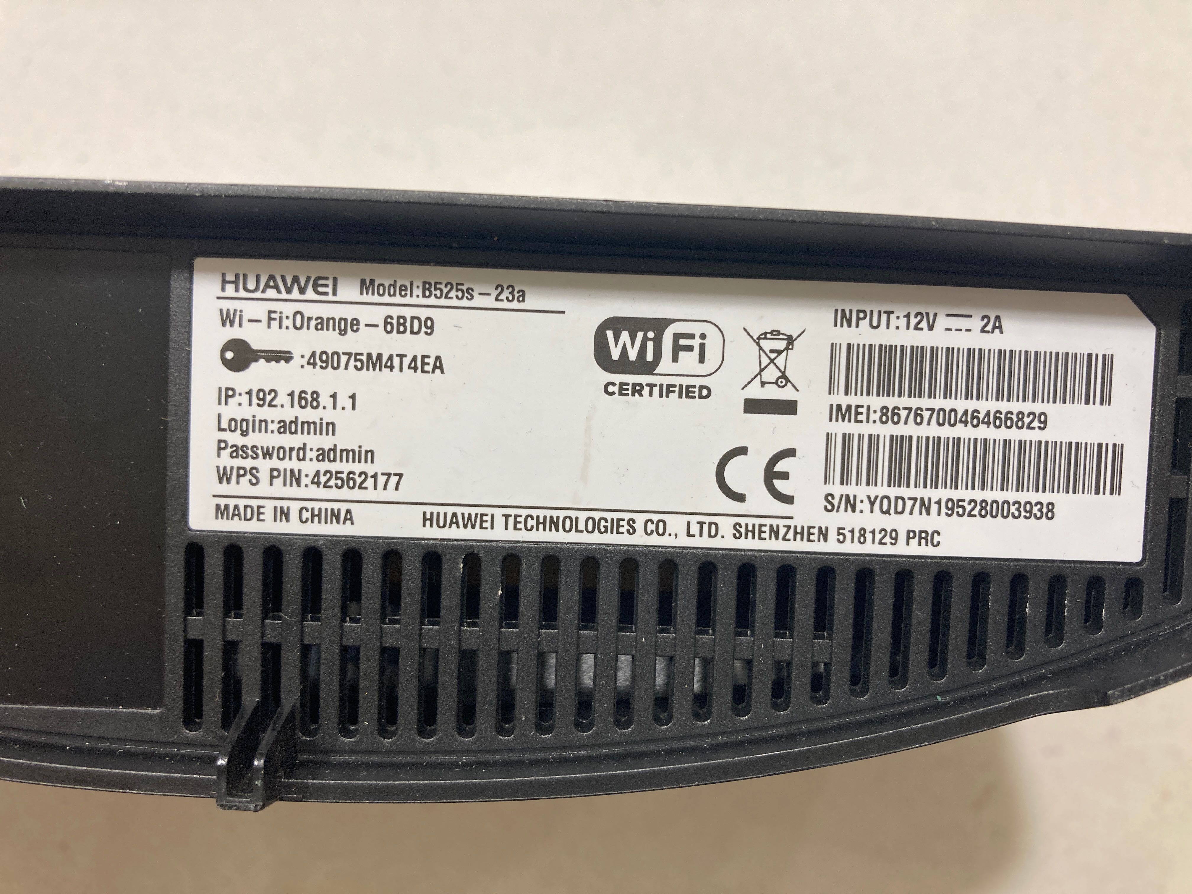Modem do internetu mobilnego Huawei na kartę SIM