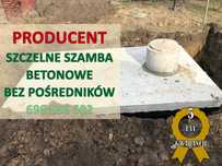 Zbiorniki betonowe na szambo, deszczówkę, PPOŻ 12m3