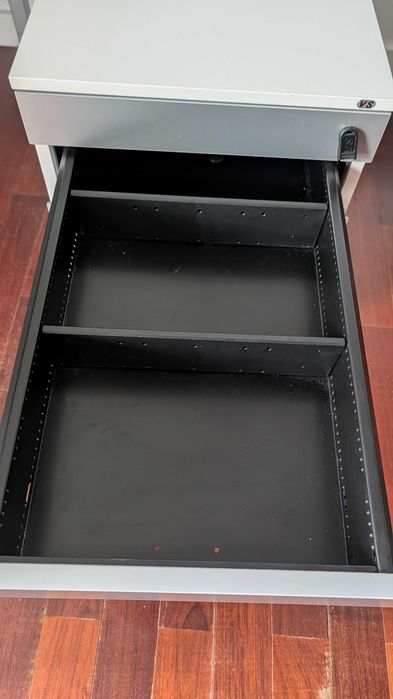 Biurko regulowane, kontener na dokumenty vs-furniture