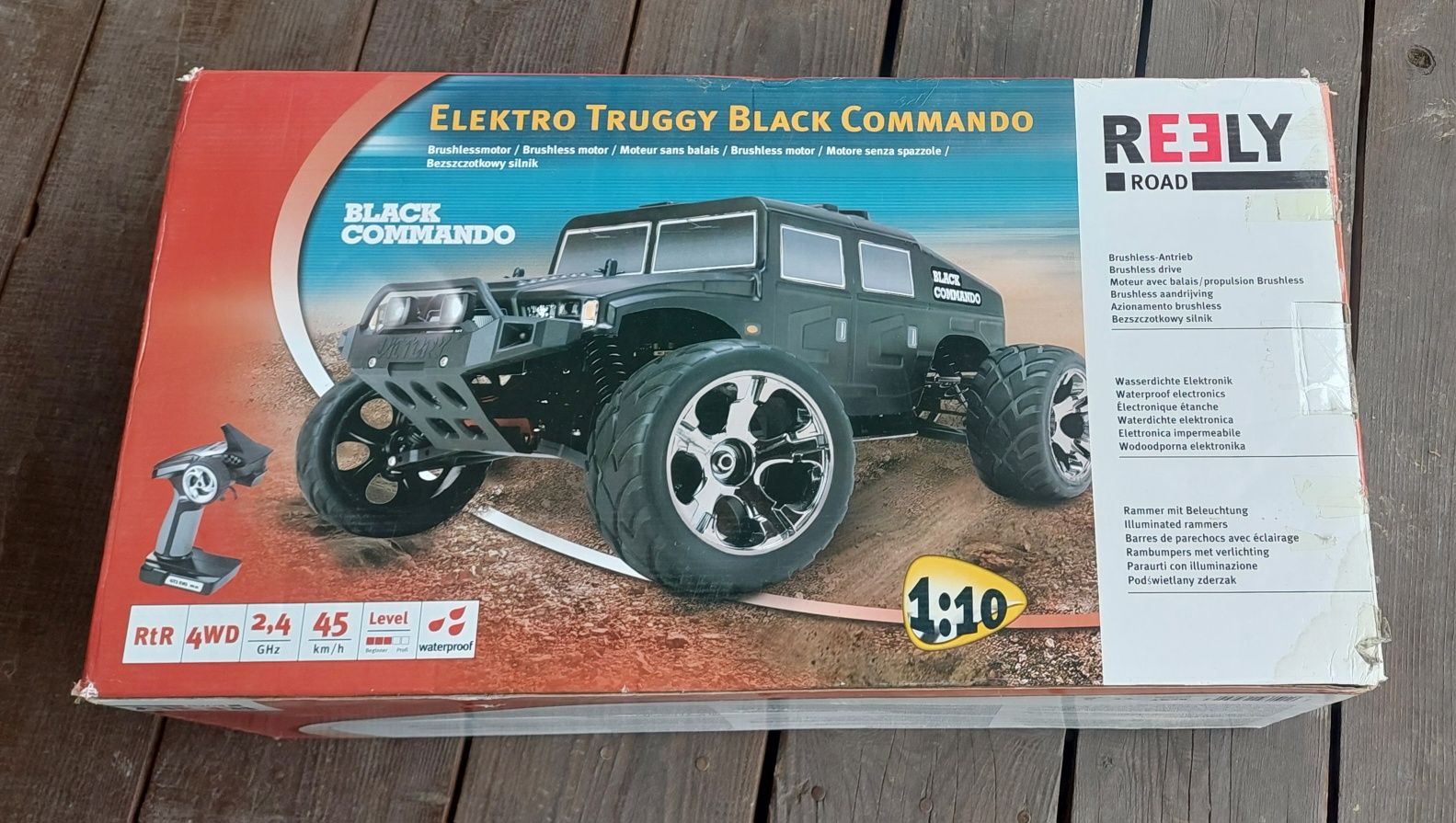 RC Reely Black Commando, Bezszczotkowy, 2,4 GHz, RTR.