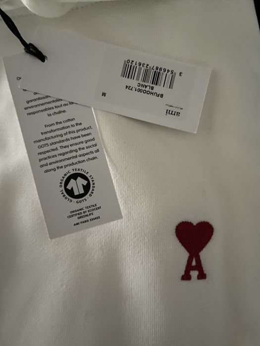 Hoodie AMI paris branco novo com etiquetas e nunca usado