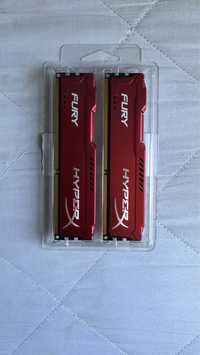 Pamięć ram ddr3 8gb 2x4GB kingston fury red