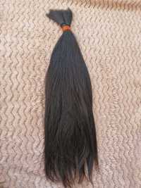 Włosy dziewicze głęboki brąz naturalne 55cm 144gr