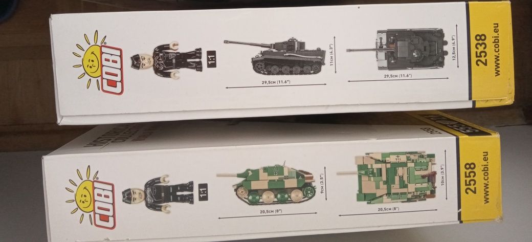 Zestaw czołgów Cobi Tygrys 2538 / Hetzer 2558