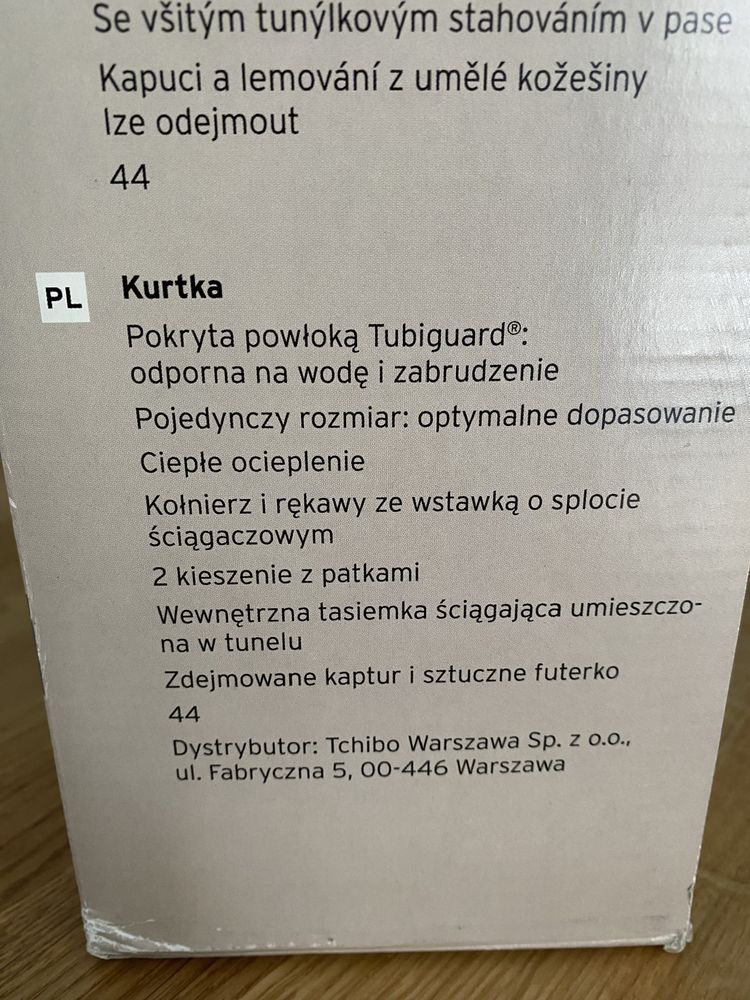 Nowa kurtka parka zimowa Tchibo 44