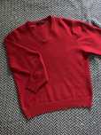 Sweter 100% kaszmir czerwony